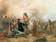 Robert Alexander Hillingford Duke of Marlborough signing the Despatch at Blenheim oil painting